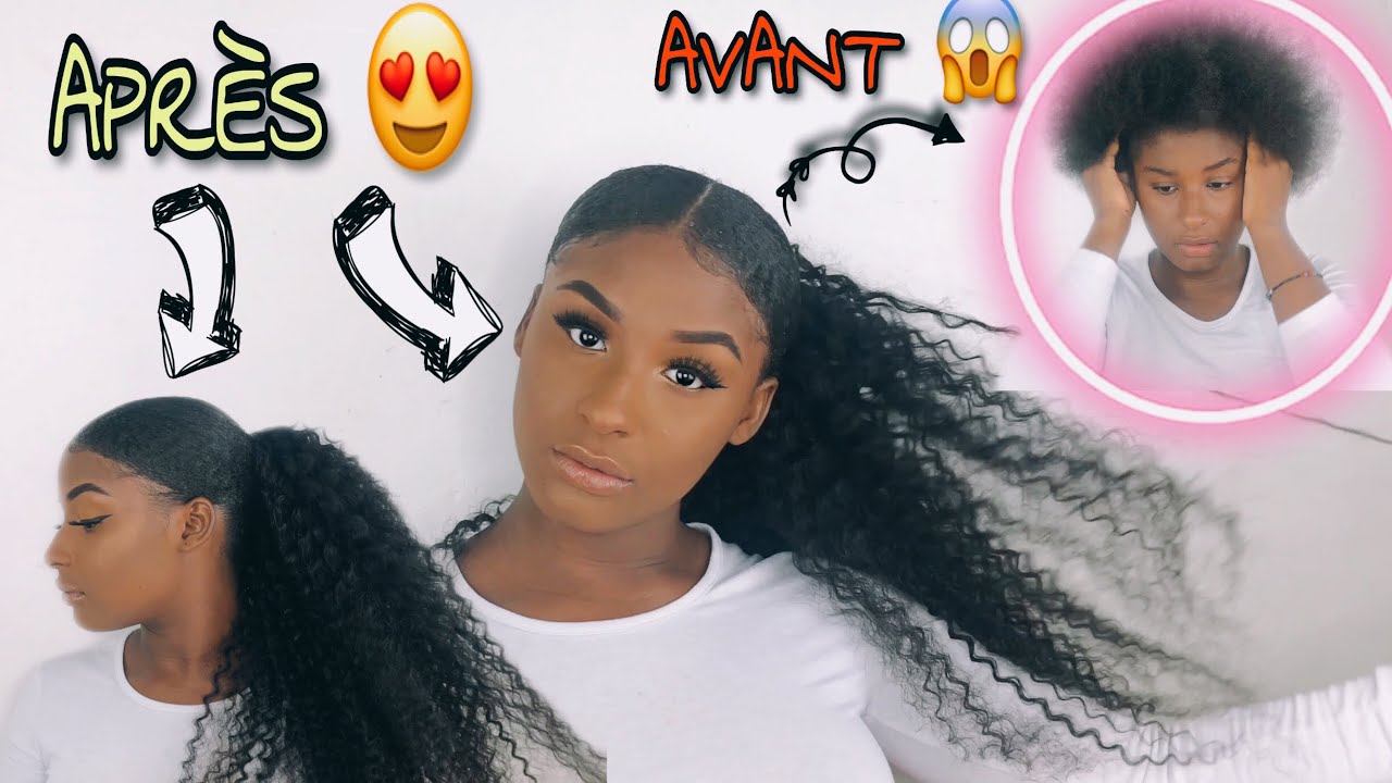 SE COIFFER EN MOINS DE 10MIN 😱🤯 | CHEVEUX CRÉPUS ft NADULA HAIR| OR LIA