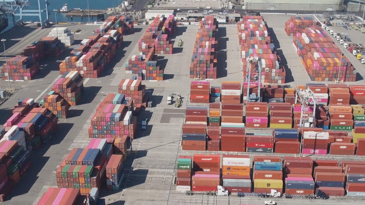 Record 100 Ships Waiting to Unload Sit Off Los Angeles Coast
