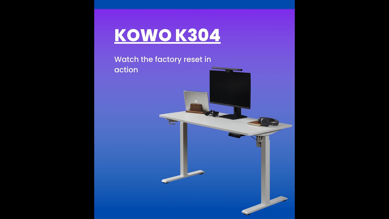 KOWO K304 Standing Desk Factory Reset Guide - Restore to Default Settings Easily!