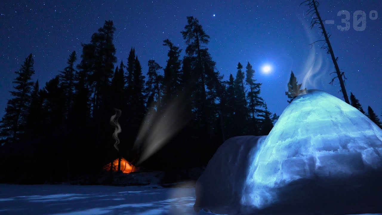 13 Days at Long-Term Camp  | -30° Igloo Build, Hot Tent, Ice Fishing (FULL)