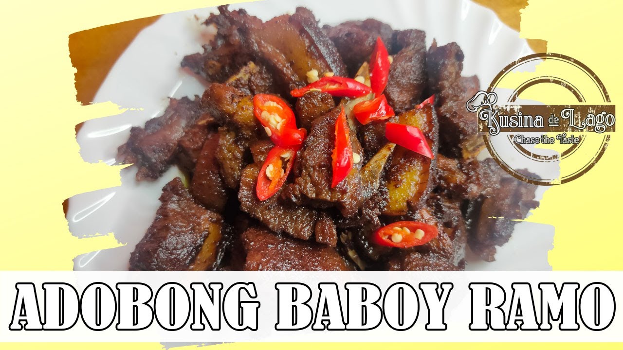 ADOBONG BABOY RAMO | ALINGO | WILD BOAR | EASY-TO-FOLLOW EXOTIC PORK RECIPE | KUSINA de LAGO
