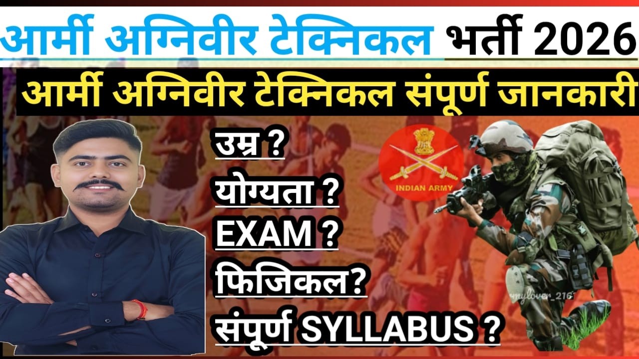 Army Agniveer technical syllabus 2026 ll army technical syllabus 2026 ll Agniveer technical syllabus