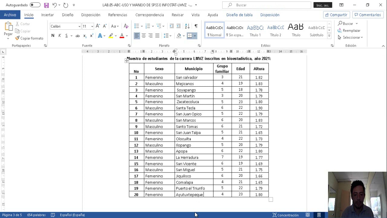 Cómo crear una base de datos y análisis de variables en spss