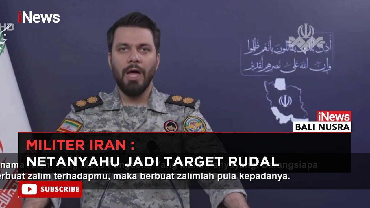 Netanyahu Jadi Target Utama Serangan Rudal Tentara Iran