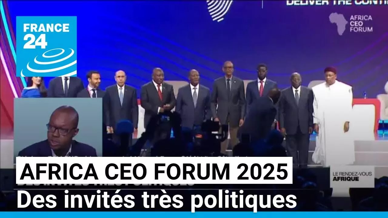 Ouverture de l'Africa CEO forum 2025 à Abidjan : des invités très politiques • FRANCE 24