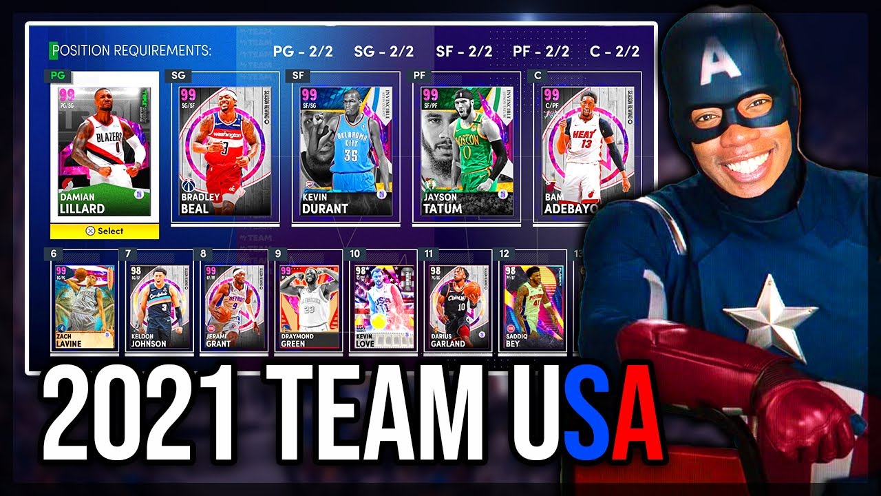 USING THE 2021 OLYMPIC USA BASKETBALL TEAM IN NBA 2k21 MyTEAM! THIS IS HOW YOU WIN! (SQUAD BUILDER)