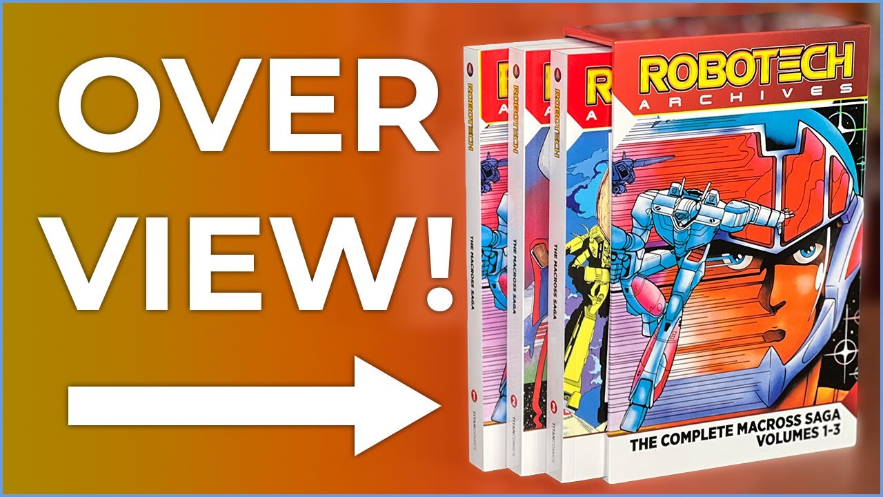 Архивы Robotech: полный обзор издания Macross Saga Slipcase