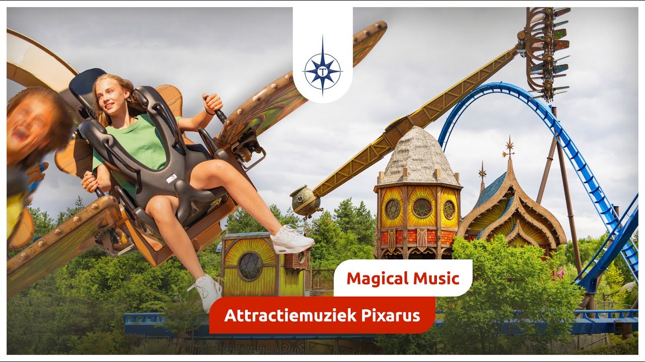Magical Music: sky fly Pixarus (attractiemuziek) 🎶✨ | Attractiepark Toverland