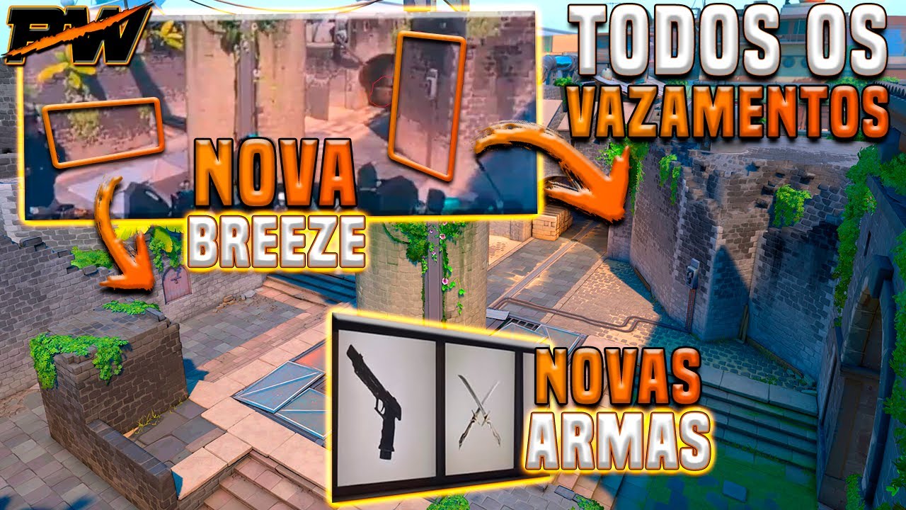 SUPER VAZAMENTOS da NOVA BREEZE, NOVA ARMA & NOVAS SKINS do VALORANT