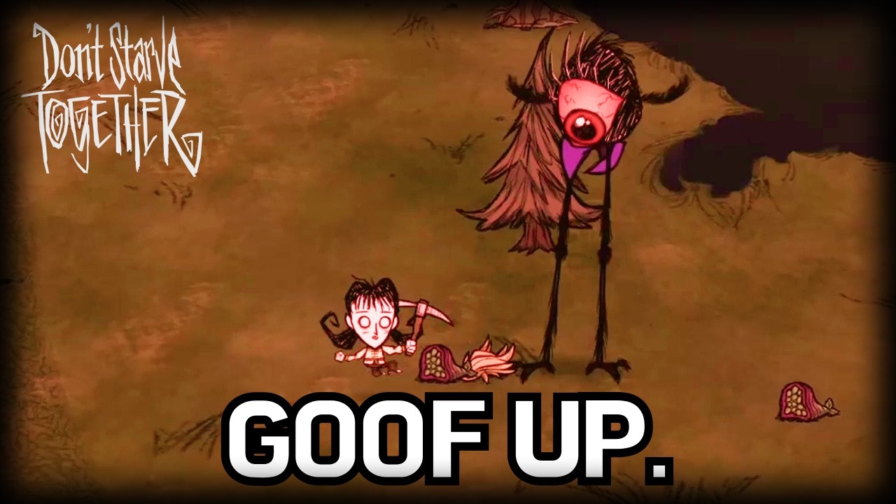 I FOUGHT BIG BIRD! | Don't Starve Together... Alone ):