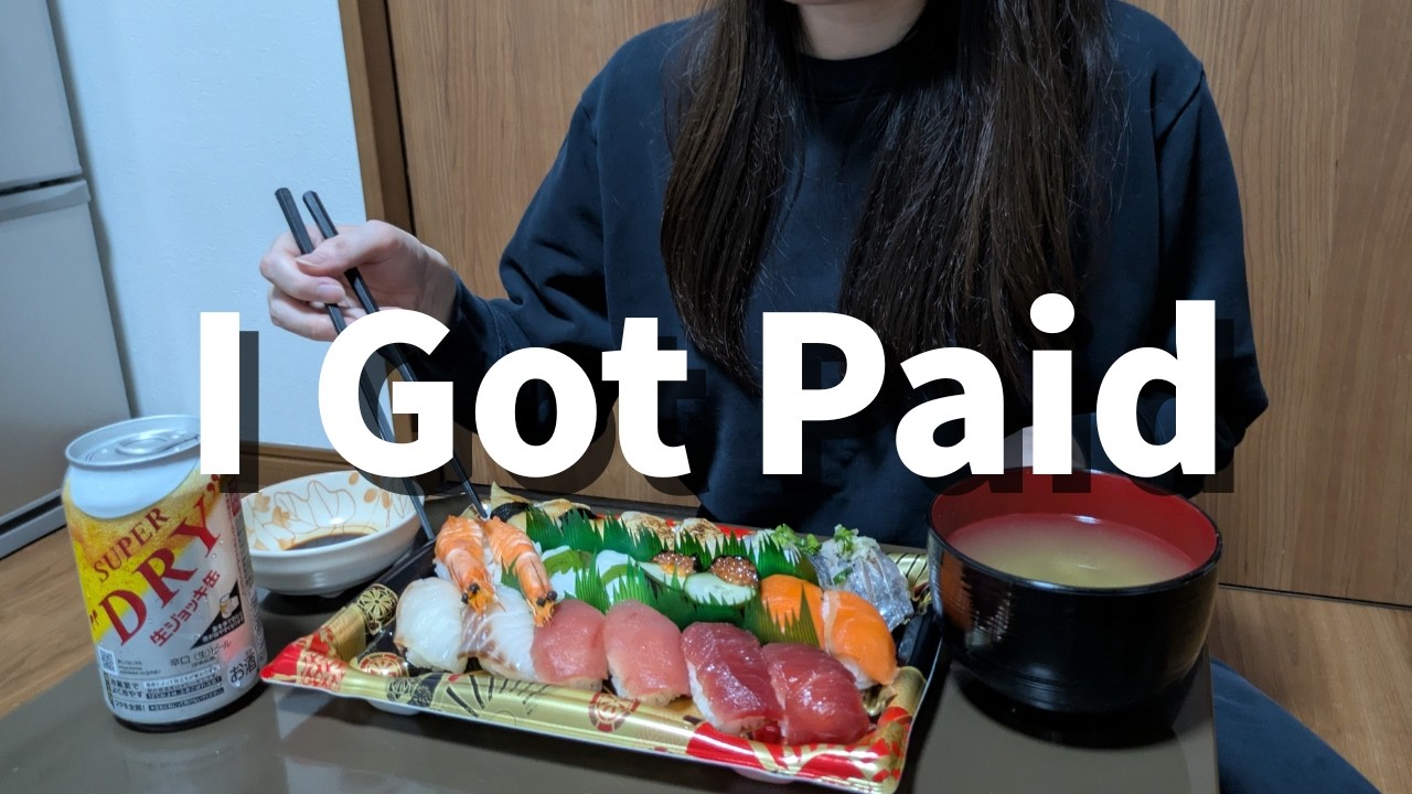Payday in Japan 🇯🇵 | Shrine Visit, Sushi & Beer | A Quiet Life at 25