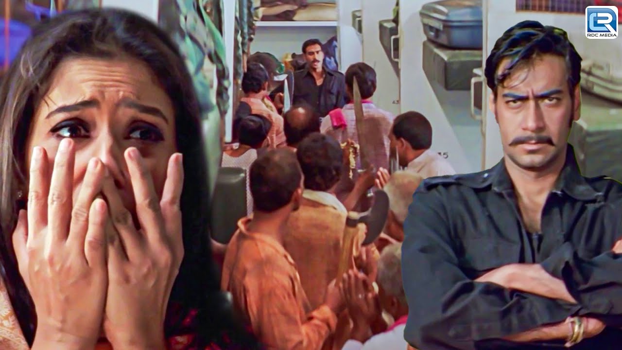 Ajay Devgn का जबरदस्त Action सीन | Lajja Superhit Blockbuster Movie | Manisha Koirala, Madhuri Dixit