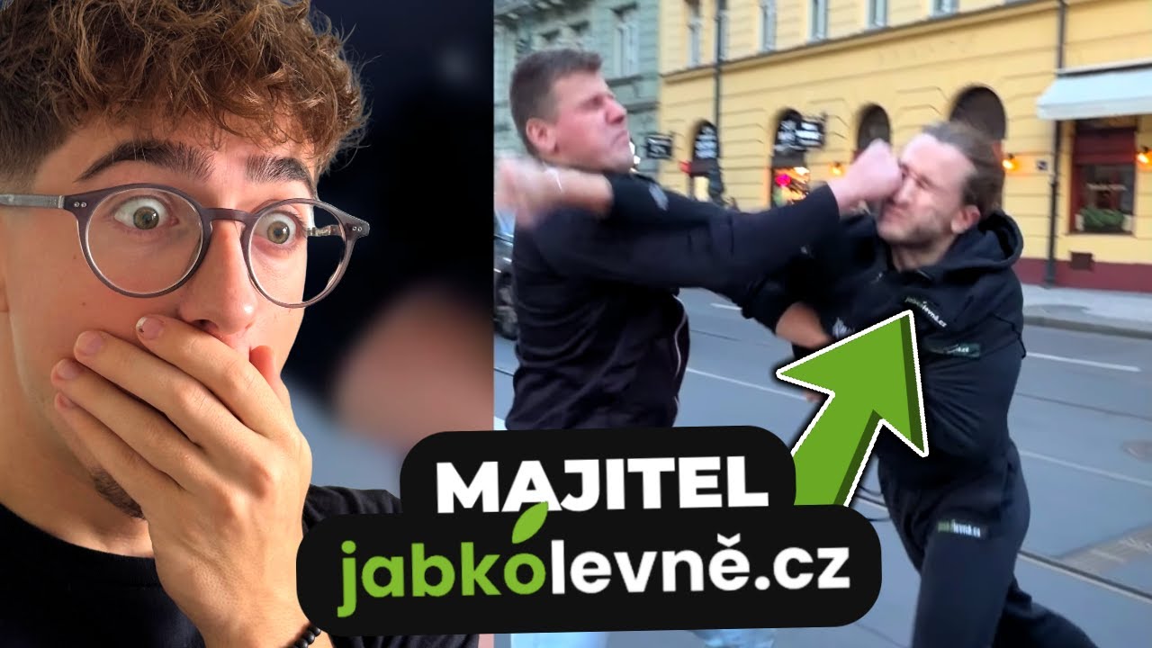 Majitel JABKO LEVNĚ se PORVAL na ULICI!