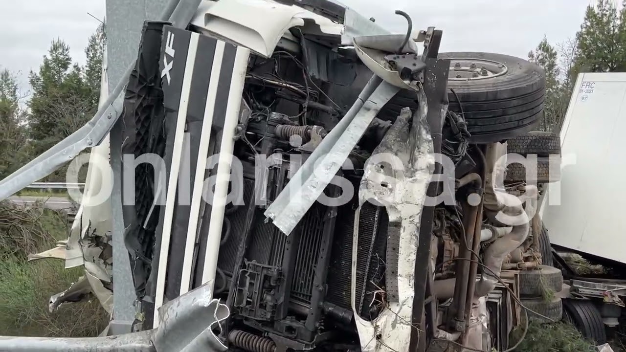 Θανατηφόρο τροχαίο με νταλίκα στη Λάρισα, νεκρός 45χρονος