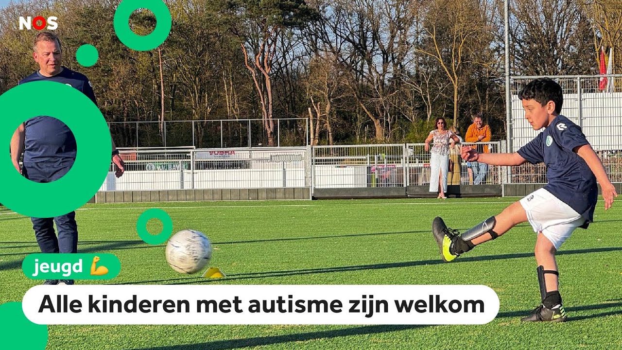 Voetbalteam voor kinderen met autisme: 'Zo kan ik mezelf zijn'
