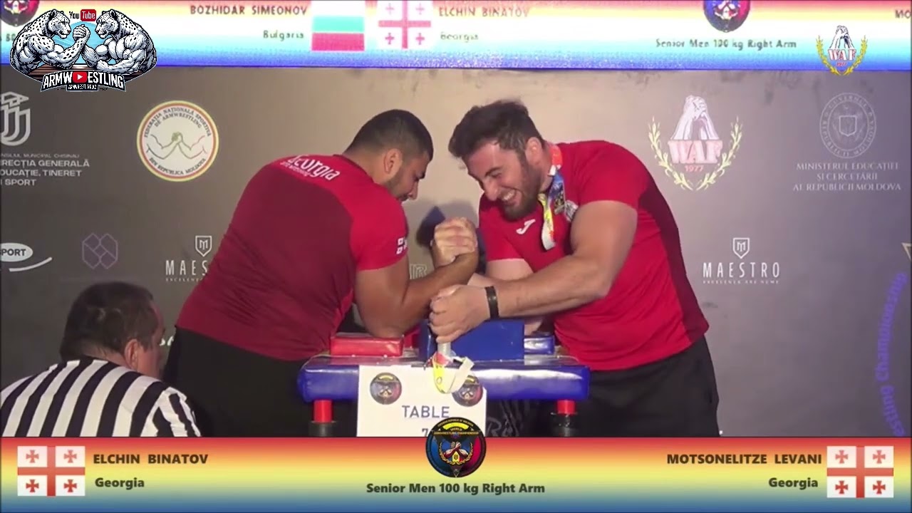 SENIOR MEN 100kg RIGHT HAND - World Armwrestling Championship 2024
