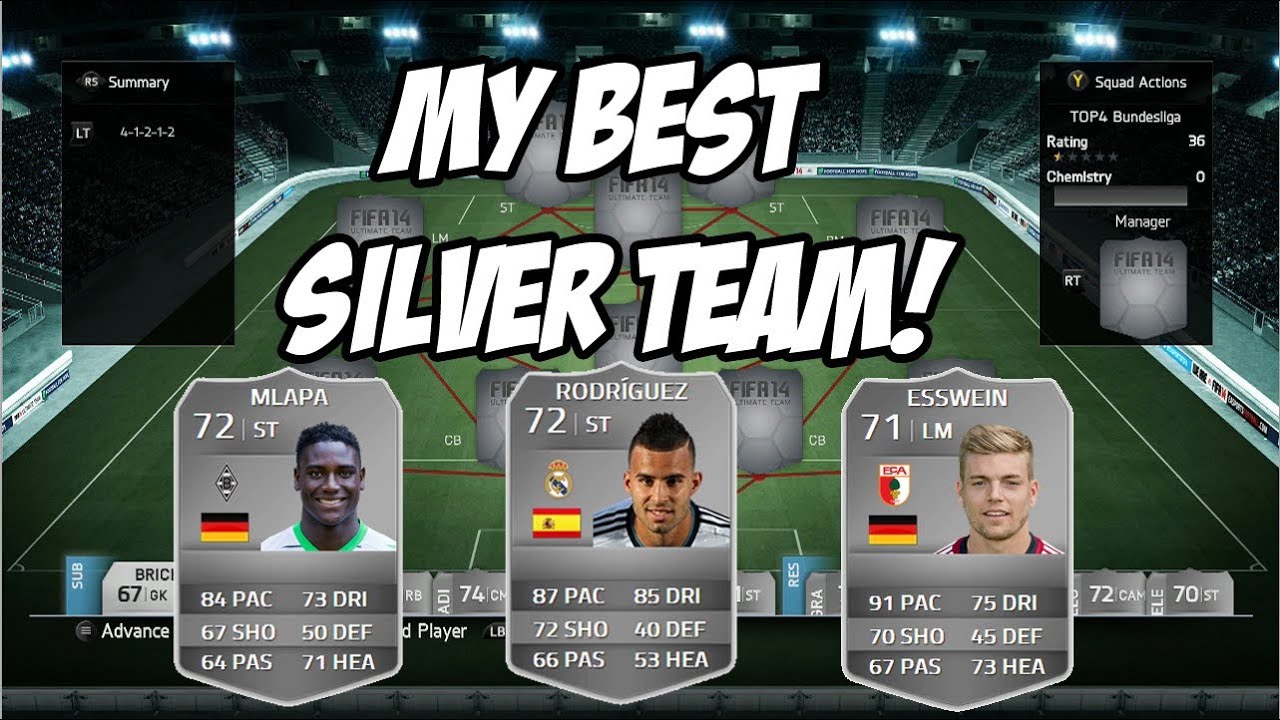 MY BEST SILVER SQUAD! - FIFA 14 Ultimate Team