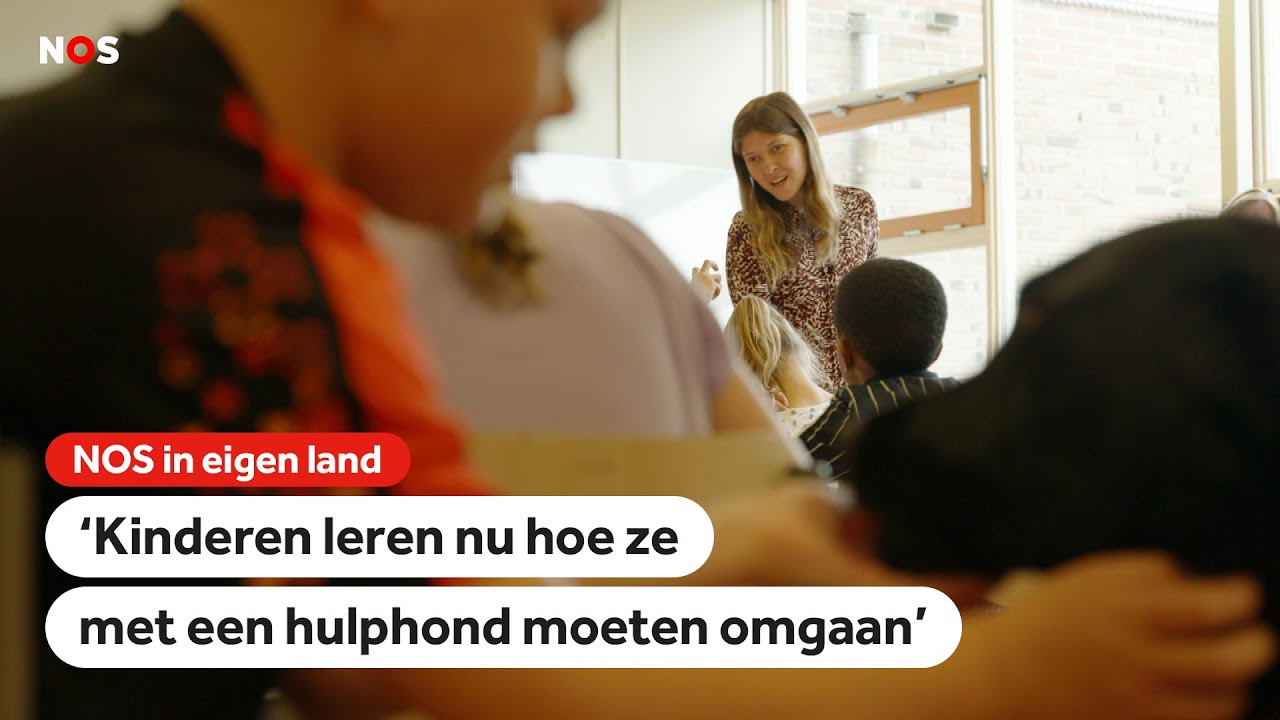 Juf Kim en hond Fender leren kinderen meer dan alleen rekenen en schrijven
