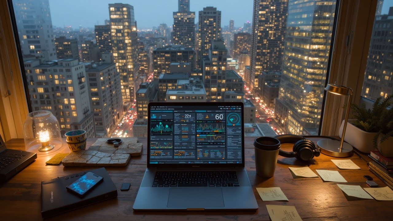 City Jazz Vibes ✨ Smooth Bossa Nova for Focus & Productivity