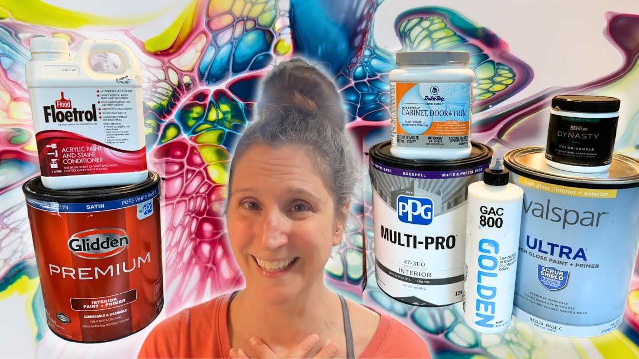 Discussing What Mediums & Paints I'm Currently Using For My Fluid Art Paintings 🖌️🖼️
