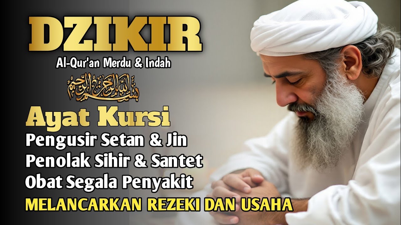 DZIKIR PAGI AYAT KURSI PENGANTAR TIDUR, AYAT KURSI PENGUSIR SETAN DAN JIN