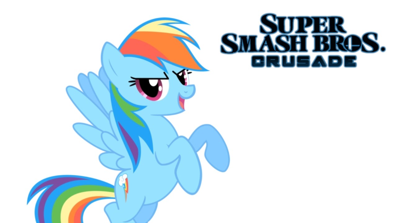 super smash bros cmc v8- modo clássico com rainbow dash