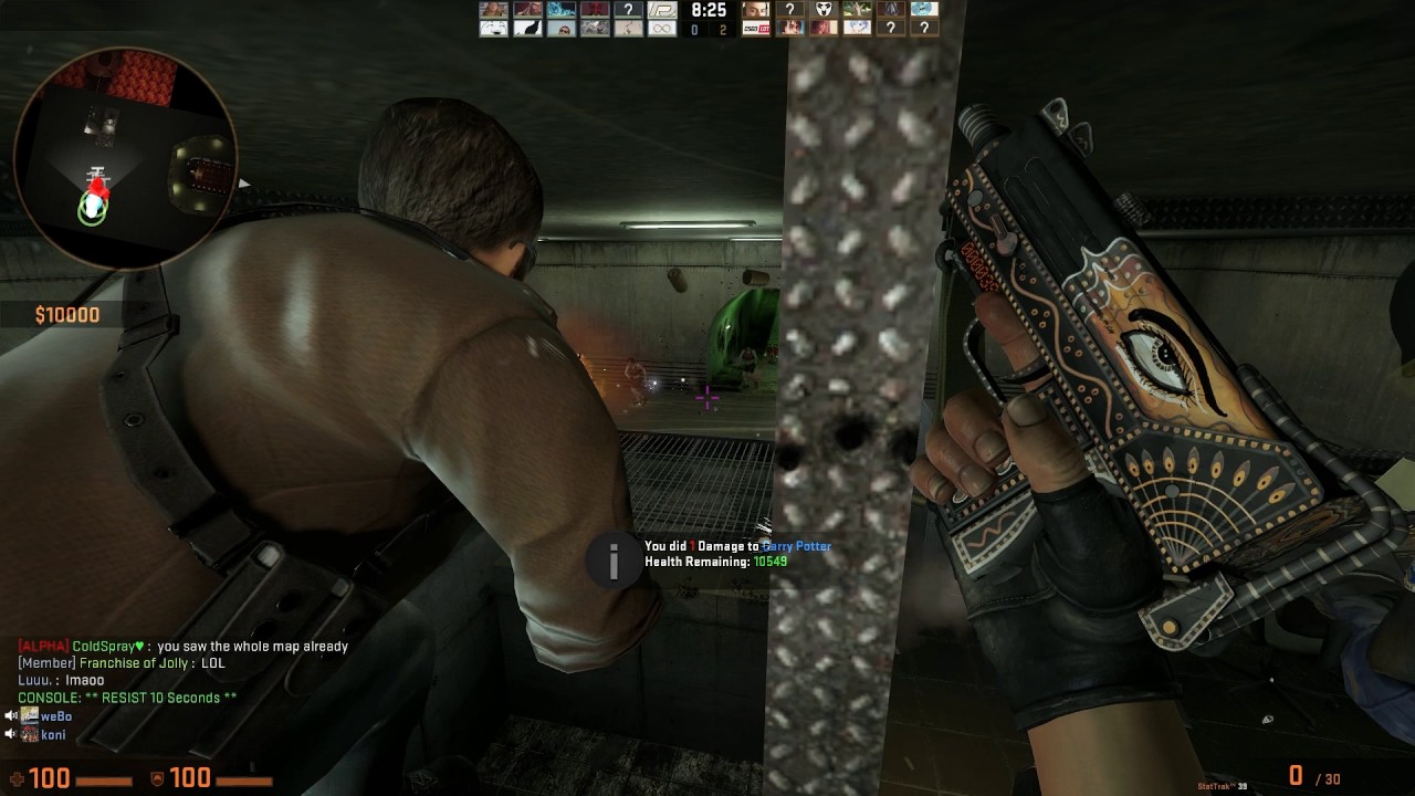 Counter-Strike: Global Offensive: Zombie Escape - ze_Hell_Escape_p2 on GFL (St. Nicholas SPECIAL!)
