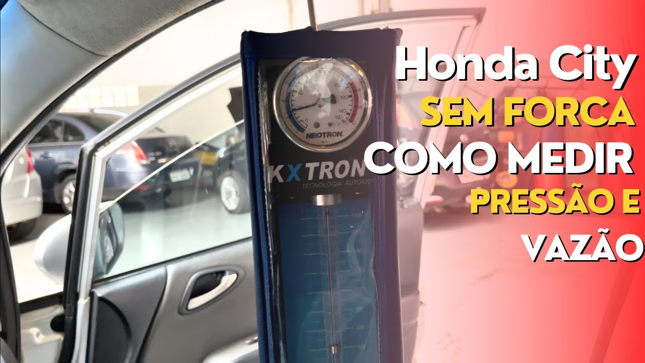 Honda Fit sem força | Como medir pressão e vazão com a KXTRON | Parte 2