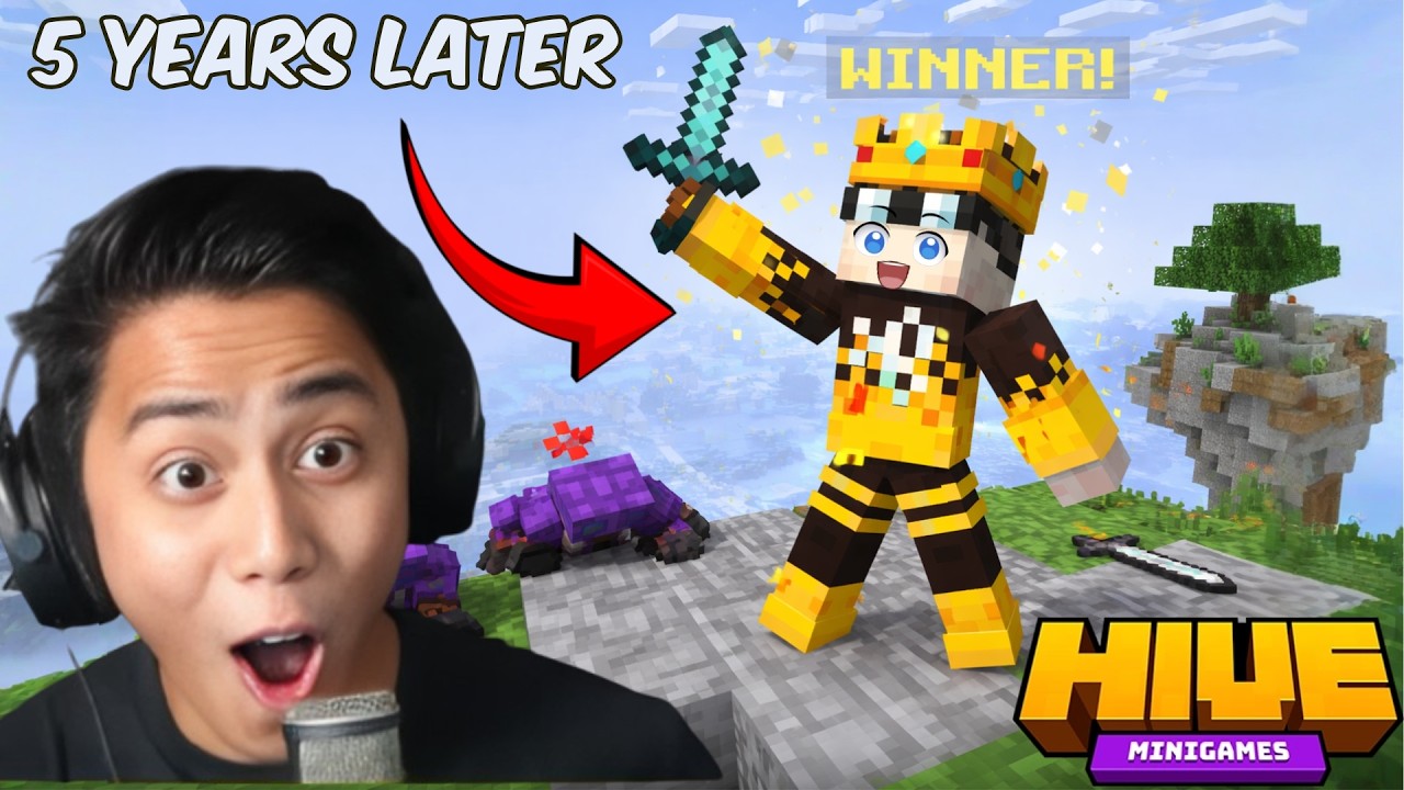 HIVE BEDROCK | 5 YEARS BAGO AKO NANALO SA SKYWARS SA HIVE!