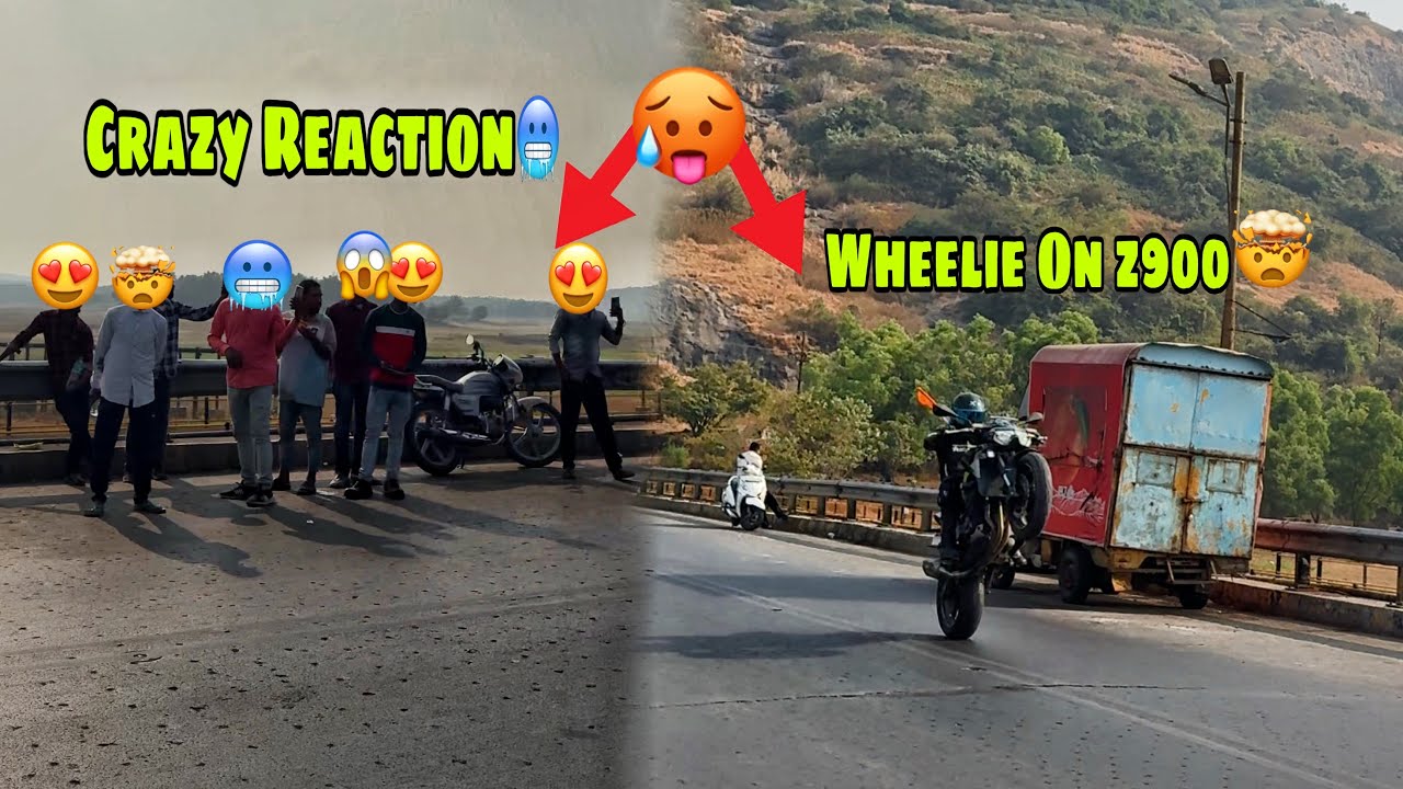 Public Reaction On Wheelie🥵|| Republic Day Ride🇮🇳|| @teja_on_z900 