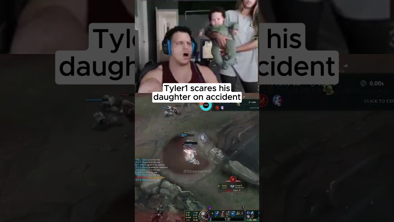 Tyler1 made his daughter cry🥲