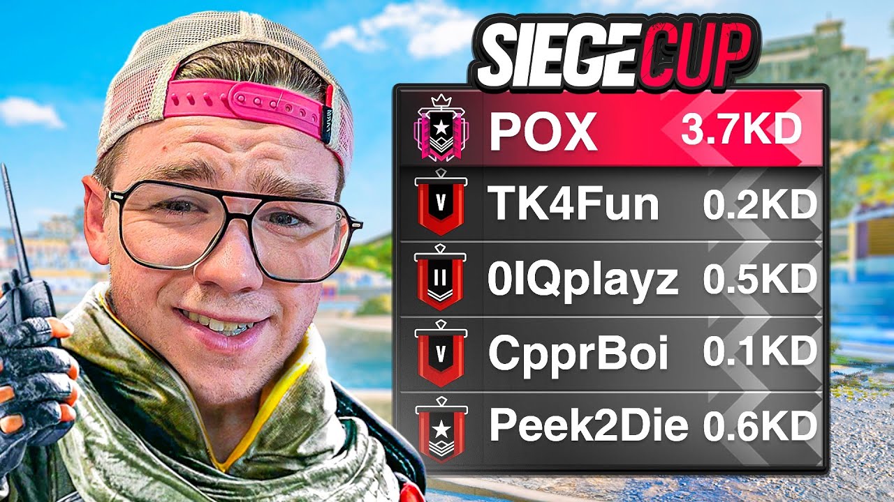 I Survived the R6 Siege Cup with COPPER Teammates