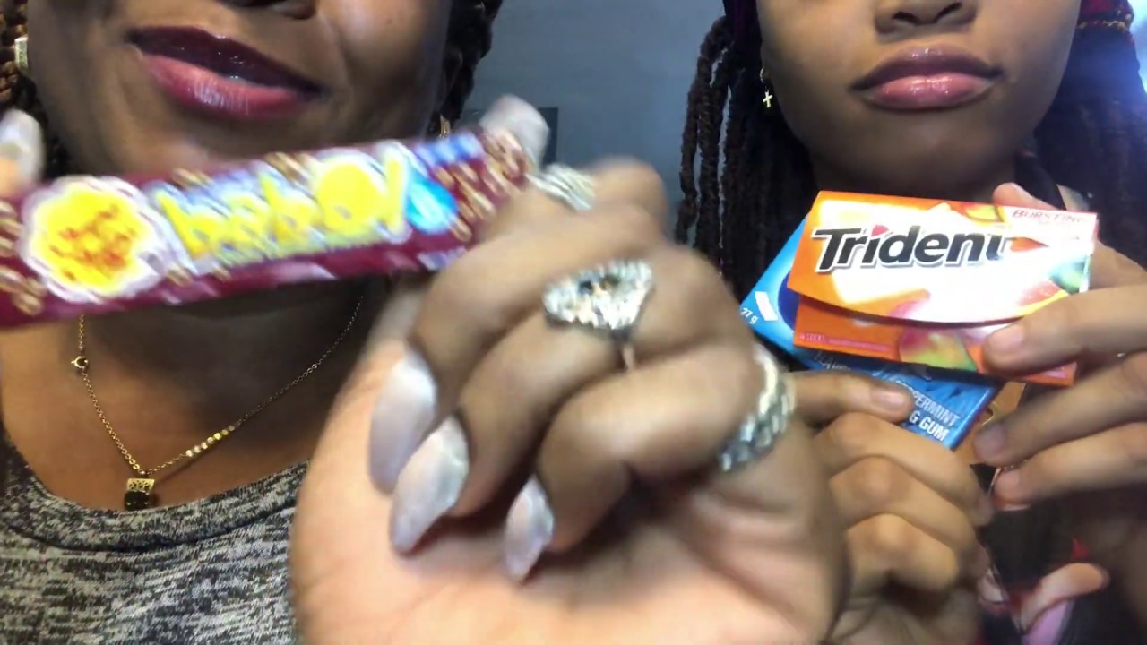 Chewing Gum, Popping, Crackling Sounds- Annie ASMR