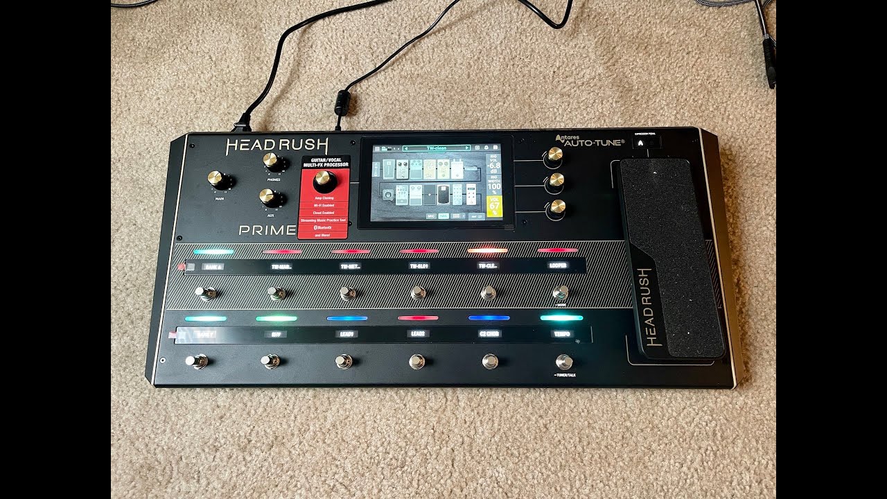 Headrush Prime Pedalboard demo No Talking