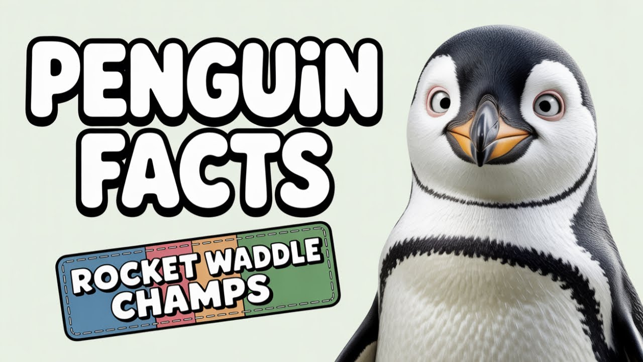 Amazing Penguin Facts for Kids | Rocket Swimmers and Team Huddles