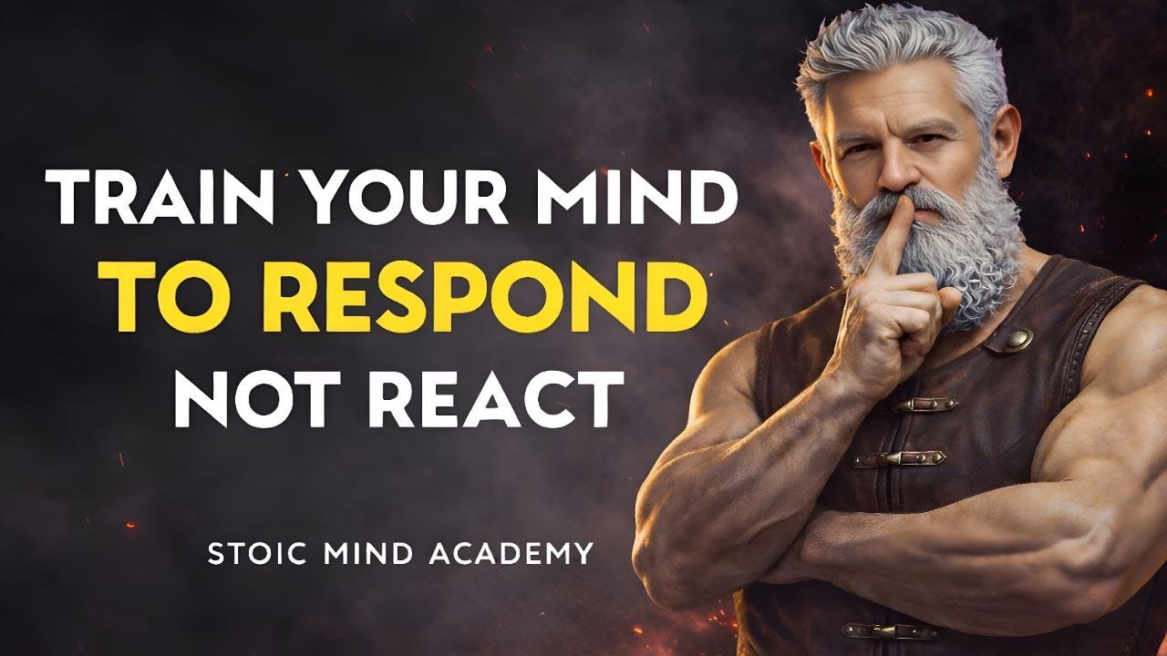Train Your Mind to RESPOND, Not REACT | Stoic Philosophy