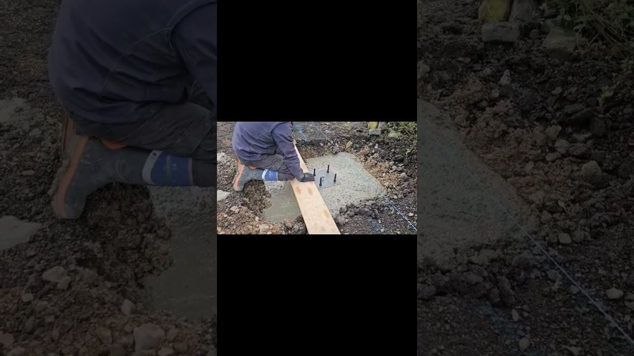 Bolt bases going.g in #farmvlogger #farmingbusiness #farming #farmwork #farmingstartup  #workingfarm