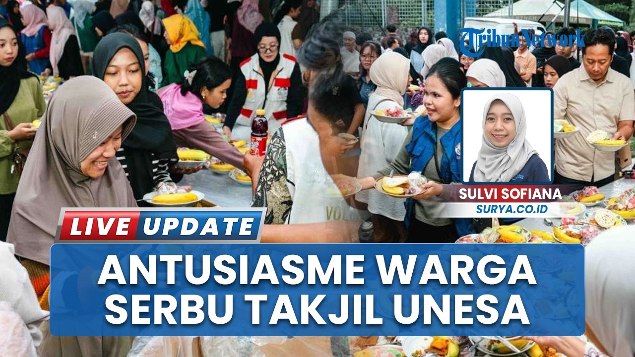 Diserbu Antusiasme Masyarakat, Universitas Negeri Surabaya Bagikan 2.500 Paket Takjil Gratis