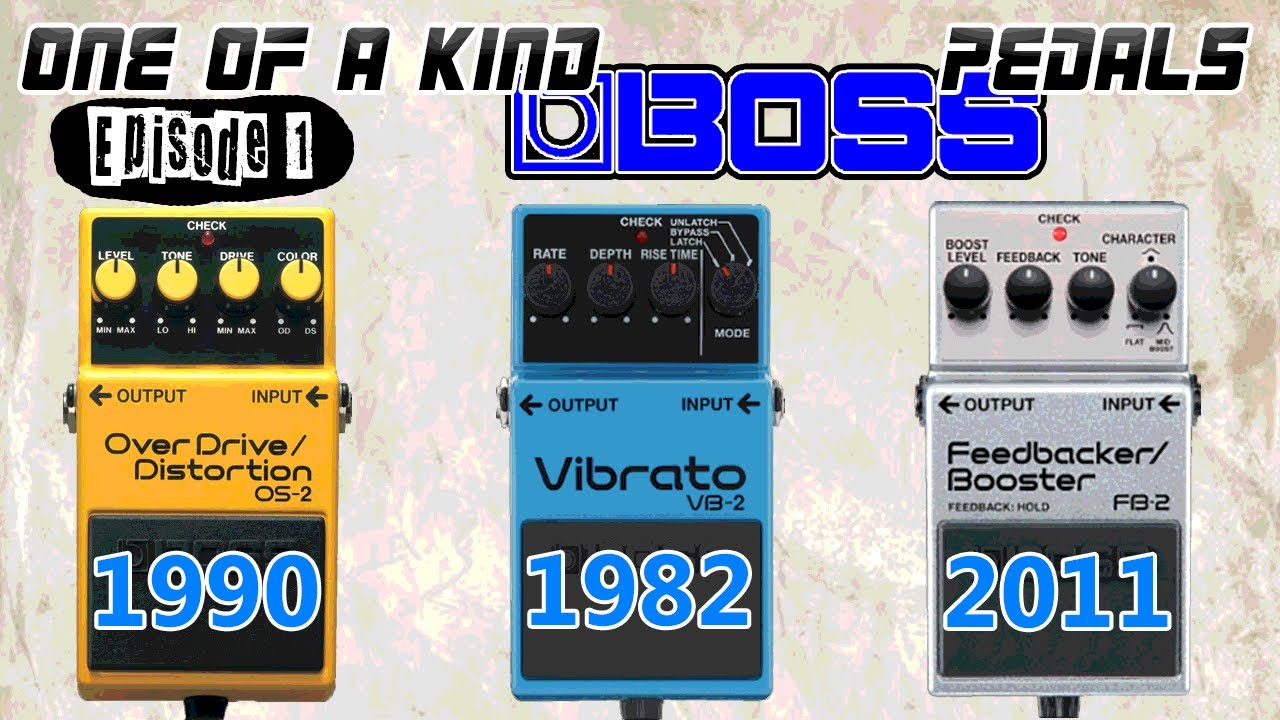 One of a Kind Boss Pedals Episode 1 #guitarpedals #bosspedals #guitar