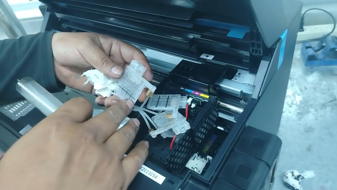 INSTALACION DE SISTEMA DE TINTA CONTINUA CON CHIP EPSON WF-7310