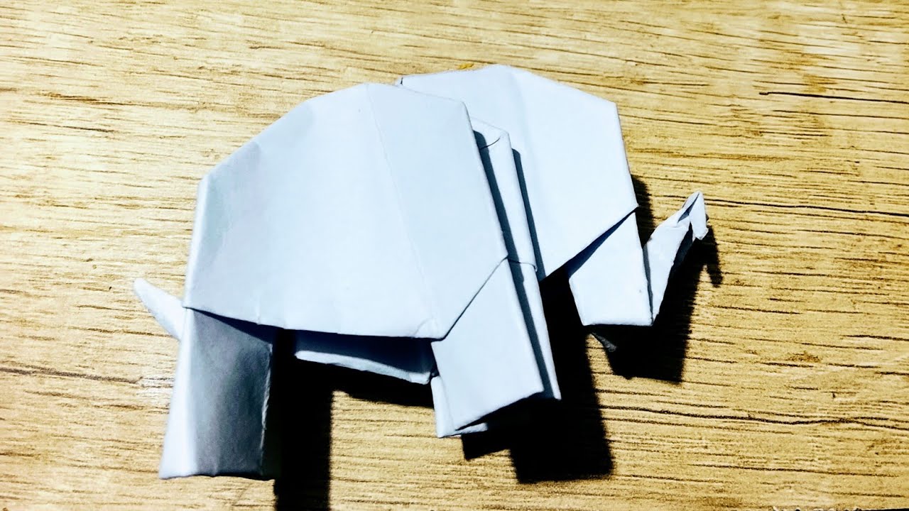 ¡Parece de juguete! 🐘 Cute Paper Elephant ✨📄 ELEFANTE DE PAPEL (DIY) 🚀. Escogí