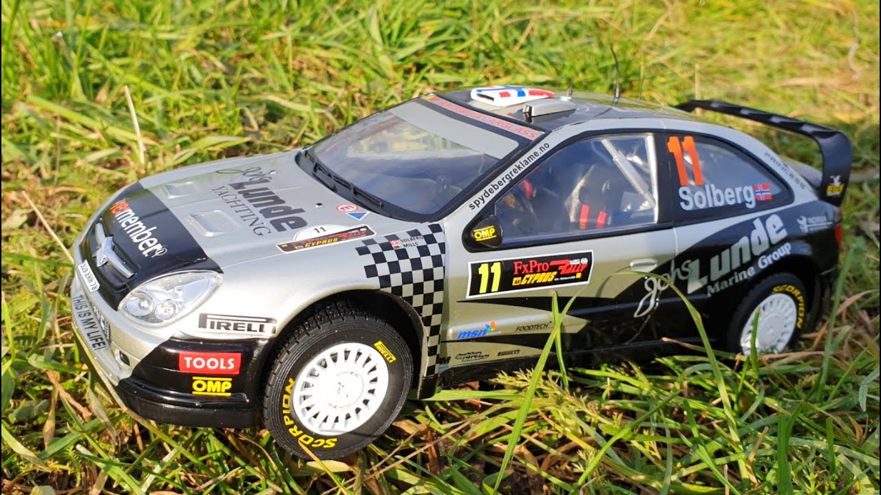 Citroen Xsara WRC Cyprus Rally 2009 1/18 Altaya Ixo - Driver Petter Solberg
