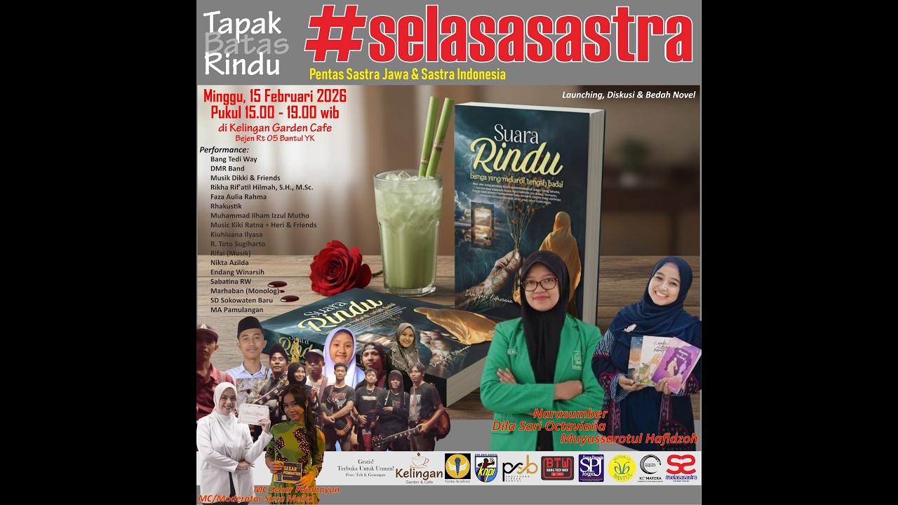 #SelasaSastra -Tapak Batas Rindu-