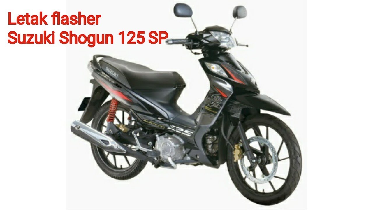 Letak komponen flasher pada motor Suzuki Shogun 125 SP