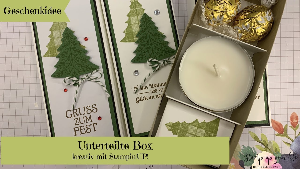 Unterteilte Box--kreativ mit Stampin'UP!