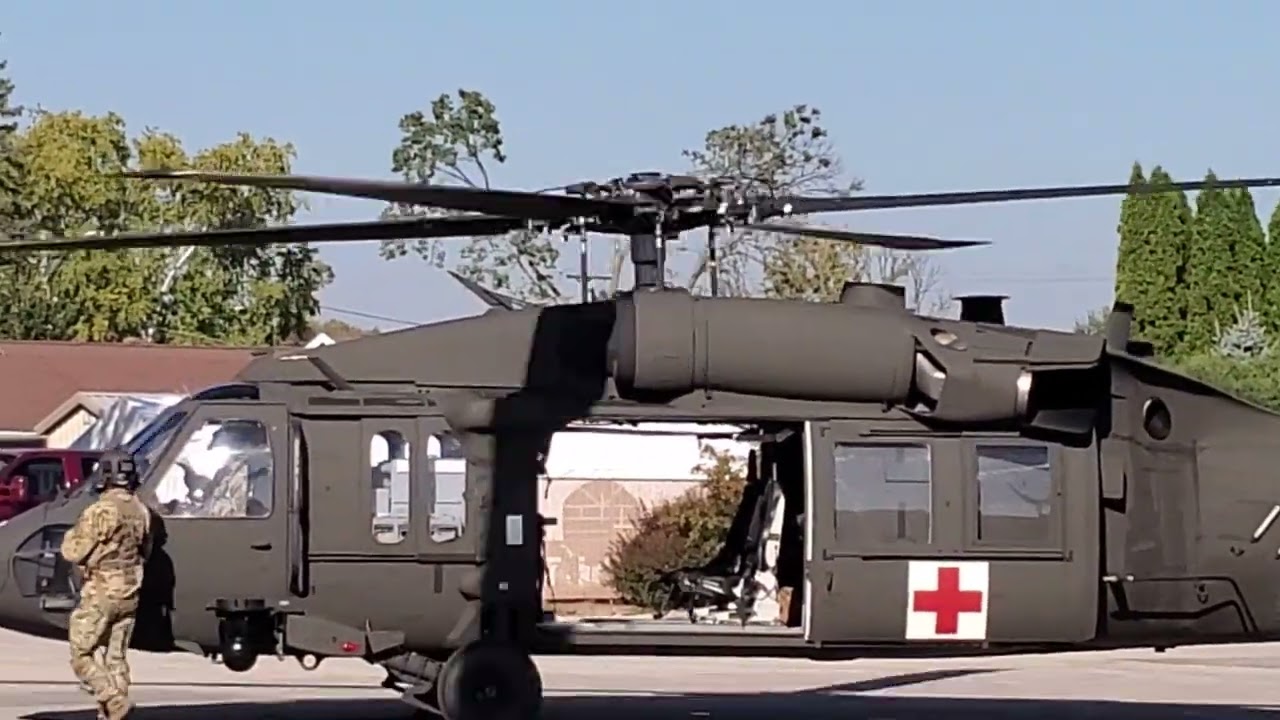 Blackhawk landing