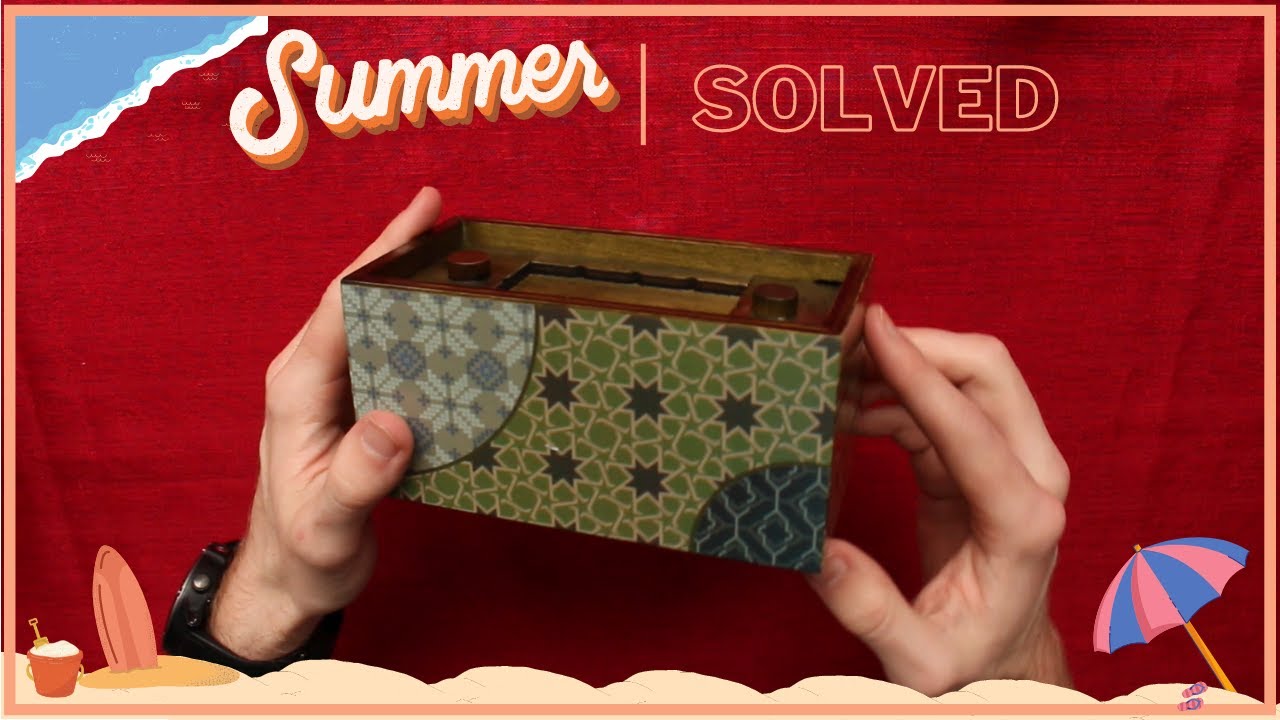 Solving the Japanese Inspired SECRET Summer Puzzle Box (SATISFYING Moves Within!)