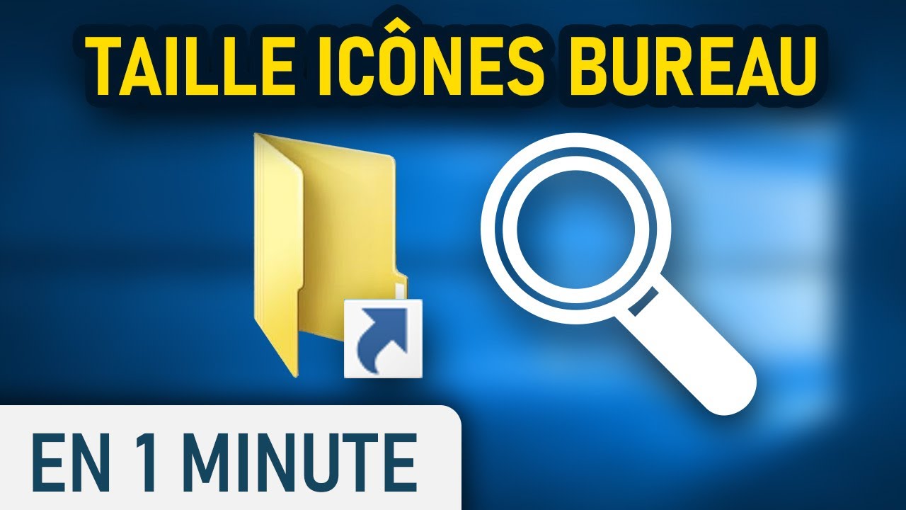 Modifier la taille des ic&ocirc;nes sur votre bureau
