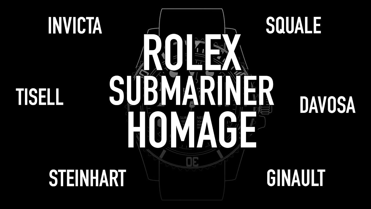 Какие часы Rolex Submariner Homage самые лучшие? | Invicta, Tisell, Steinhart, Squale, Davosa, Gi...