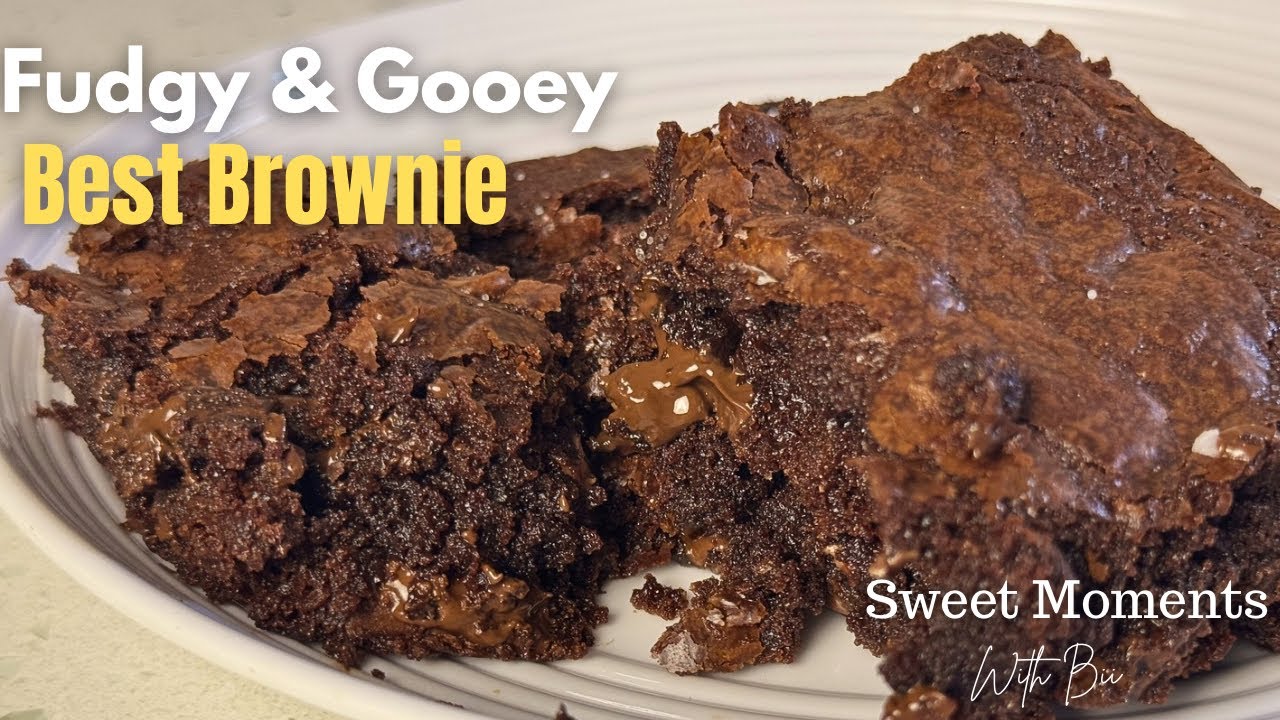 The Best Easy Chocolate Fudge Brownies (Crackly Top & Fudgy Center!)